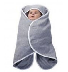 BABYNOMADE 0-6 DUBB FLEECE LGRYS/WIT 22