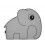 PLACEMAT ELPHEE GREY 22
