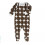 DWELLSTUDIO PYJAMA VOET STARBU.CHOC 1