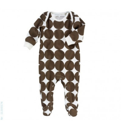 DWELLSTUDIO PYJAMA VOET STARBU.CHOC 1
