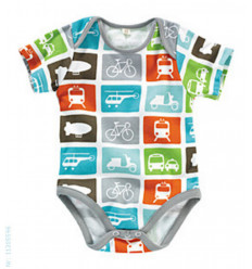 DWELLSTUDIO ROMPER BOY KM TRANSPORT 1