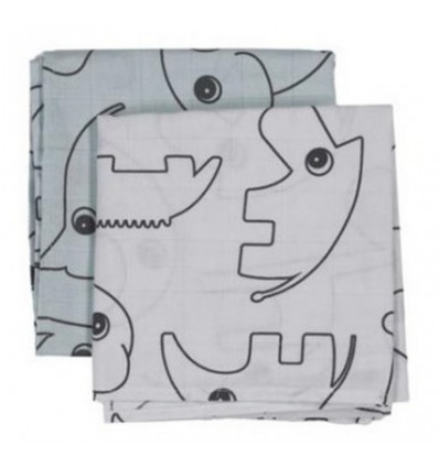 BURP CLOTH 2-PACK CONTOUR BLUE 25