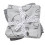 BURP CLOTH 2-PACK CONTOUR GREY 25