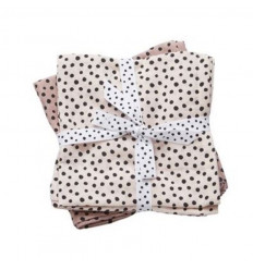 BURP CLOTH 2-PACK HAPPY DOTS POWDER 241