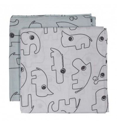 SWADDLE 2-PACK CONTOUR BLUE 25