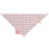 BANDANA BOUTON PRESSION ROSE 201
