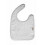 BAVOIR GRAND BOUTONS PRESSION BLANC 201
