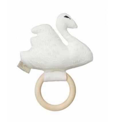 SWAN RATTLE OFF WHITE OCS 6