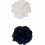LOT DE 2 POMPONS BICOLORE 7