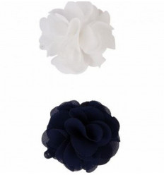 LOT DE 2 POMPONS BICOLORE 7
