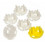 JIPPIES BLIND PLUG WIT+SLEUTEL 5ST 23