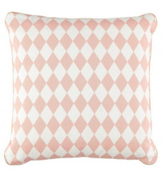 ATHENA CUSHION 50X50CM HORIZON LINE PINK