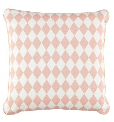 ATHENA CUSHION 50X50CM HORIZON LINE PINK
