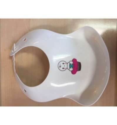 WHITE BIB WITH RECOVERY POCKET WHITE 7
