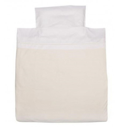 HOUSSE DE COUETTE LIT BEBE DIAM IVORY 93