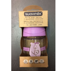 MEANINGFULL FLES SIL 120ML PURPL BEAR 21