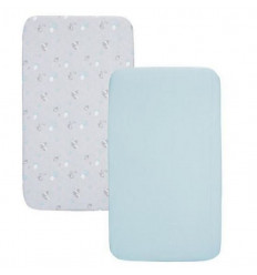 LOT DE 2 DRAPS HOUSSE NEXT 2 ME SKY 7