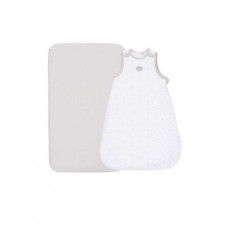 SET GIGOTEUSE 0/6M+DRAP HOUSSE F TALE 9