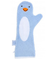 BABY SHOWER GLOVE PENGUIN BLUE 6