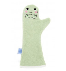 BABY SHOWER GLOVE CROCODILE GREEN 6