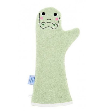 BABY SHOWER GLOVE CROCODILE GREEN 6