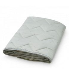 BLANKET 100X100 DOTS MISTY GREEN 6