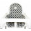 HIGH CHAIR CUSHION IKEA FUN BLACK STAR 7