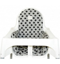 HIGH CHAIR CUSHION IKEA FUN BLACK STAR 7