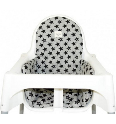 HIGH CHAIR CUSHION IKEA FUN BLACK STAR 7