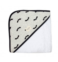 HOODED TOWEL BABY 80 80 CM BABY BAT 7