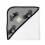 HOODED TOWEL BABY 80 80 CM BLACK BIKES 7