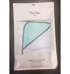 HOODED TOWEL BABY 80 80 CM MINT ARROW 7