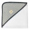 HOODED TOWEL BABY 80 80 CM KODAK STRIPES