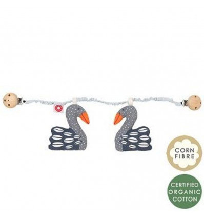 KEJSA DARK SWAN PRAM RATTLE 9
