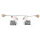 KEJSA LIGHT SWAN PRAM RATTLE 9
