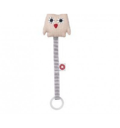 RING OWL PINK SOOTHER HOLDER 9