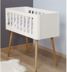 RETRO WIEG WIT-NATUUR 40X90CM 211