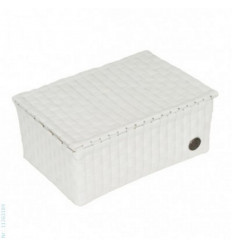 UDINE BASKET FLAPTOP RECTANGULAR WHITE