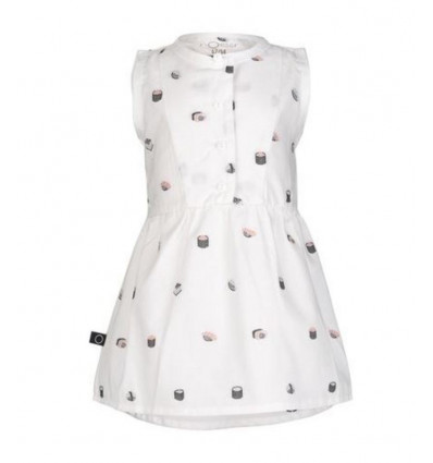 DAAN DRESS SUSHI WHITE 62/68