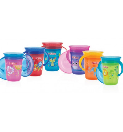 360 WONDER CUP MET HANDVATTEN 240ML 6M+