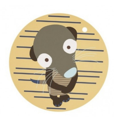 SILICONE PLACEMAT WILDLIFE MEERKAT