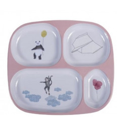 MELAMINE PLATE IN THE SKY VINTAGE 201