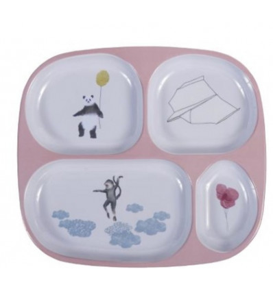 MELAMINE PLATE IN THE SKY VINTAGE 201