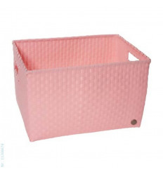 OPEN BASKET WITH OPEN HANDLES PASTELPINK
