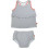 2PC TANKINI SET POLKA DOTS GREY 6M 7