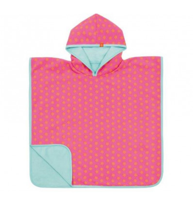 BEACH PONCHO PEACH STARS 12-36M 7