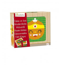 WOODEN BLOCKS SUPER HEROES FRUITS 7