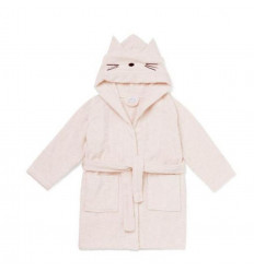 LILY BATHROBE CAT SWEET ROSE 1-2Y 202