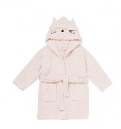 LILY BATHROBE CAT SWEET ROSE 1-2Y 202