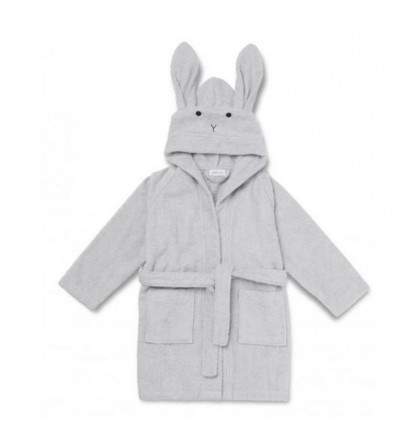 LILY BATHROBE RABBIT DUMBO GREY 1-2Y 202